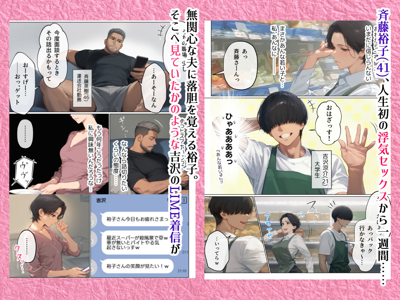 バ先のパート主婦（41）とセフレになったので週三で濃厚変態セックスを仕込んだら乳首ピアスと肛門で発情するド変態主婦になった話 画像1