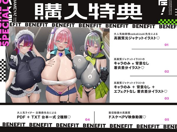 【5時間×3人ハーレム×なんでも屋】〜ハメ屋!〜新米エージェントのボクと…ドスケベ爆乳女ボス&ハッカー&メイド×3による…秘密の子作りハメミッション♪ 画像7
