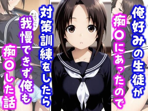 俺好みの生徒が痴〇にあったので対策訓練をしたら我慢できず俺も痴〇した話【種付け彦】