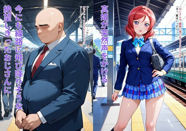 ツンツンしてる彼女のデレる相手は人生ドン底おじさん!? 画像1