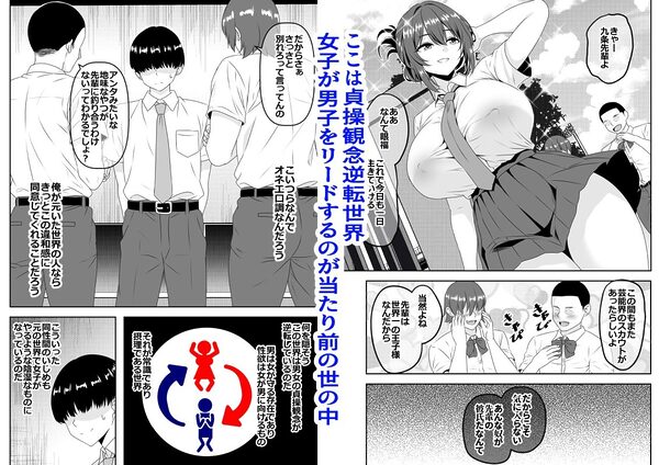 【貞操逆転】頼れる王子様系の先輩、初Hでくっそ情けない腰ヘコ早漏セックスを披露してしまう 画像1