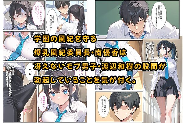 快楽に目覚めた無垢な爆乳風紀委員長とドMなギャル保健医に射精管理されています！ 画像1