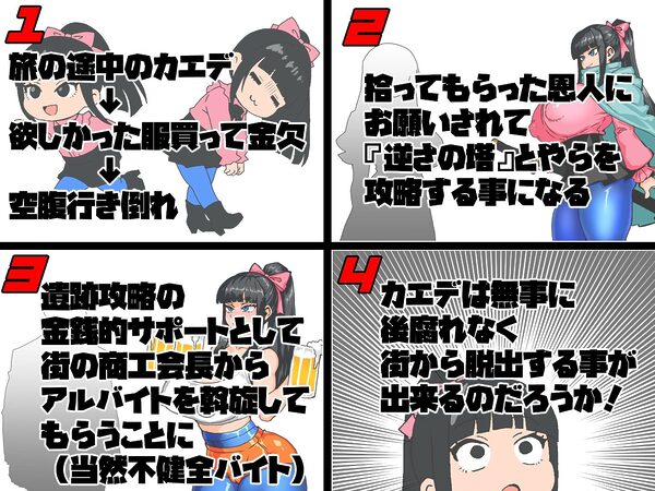 女剣士カエデ セクハラバイトと逆さの塔 画像2