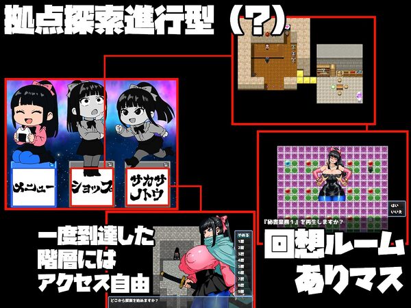 女剣士カエデ セクハラバイトと逆さの塔 画像5