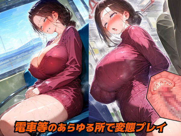 人妻NTR「こんなところで・・・」不倫相手のいいなり変態プレイ!羞恥の野外バイブでアヘ顔絶頂!【CG集500枚】 画像9