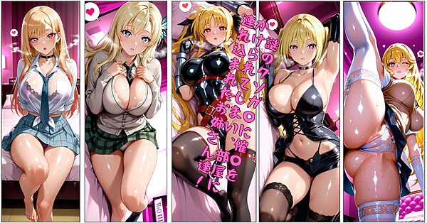 僕のえっちな金髪巨乳お姉さん達  〜えっちな金髪お姉さんは全員僕のもの〜 画像1