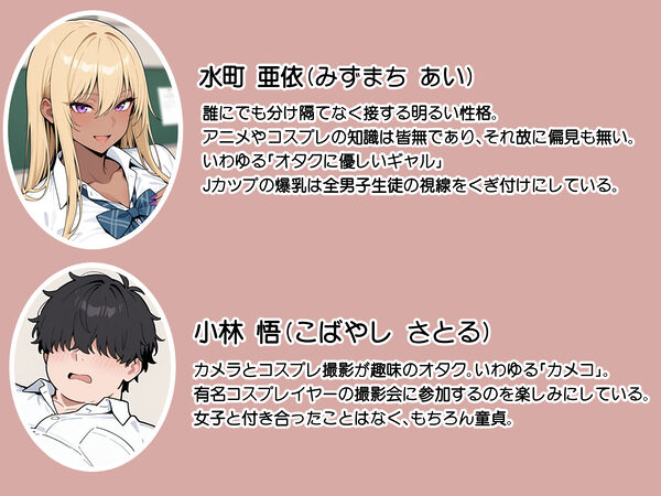 オタクに優しい爆乳ギャルとカメコな僕〜秘密のエロコス撮影会〜 画像1