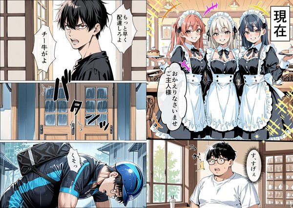 Ub●rの配達先で推しコンカフェ嬢が彼氏とヤってた話 画像7