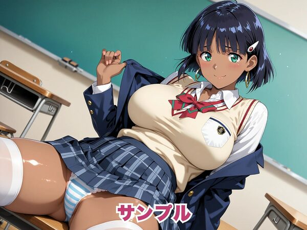 【ふしぎの海のナ●ィア】褐色美少女が制服姿のまま、快感に溺れるまで。 画像2