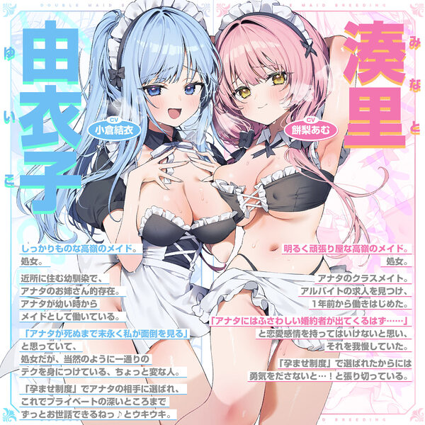 孕ませWメイド 〜妊娠100%の女の子が奇跡的に僕のメイドさん二人共だった件について〜 画像3