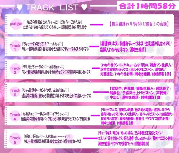 【12/23までドスケベ全裸差分付き!】僕が先に好きだったバレー部幼馴染みの巨乳彼女を全力の孕ませセックスで潮を吹くまでイカせまくって寝とった話 画像8