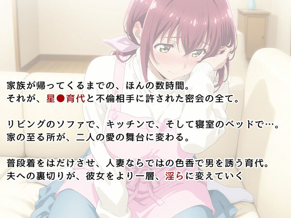 【ママキュア/星●育代】人妻の秘密の情事 〜自宅寝室で不倫SEX〜 画像2