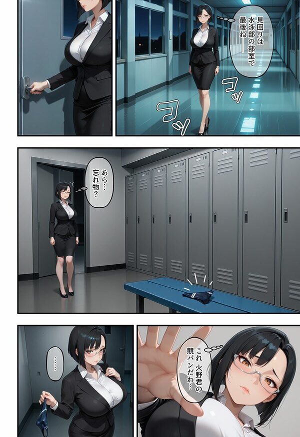 アラサー人妻女教師は水泳部員の青いカラダに溺れる 画像7