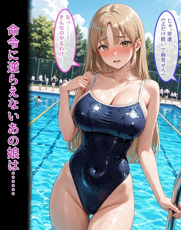 リ〇・ク〇ア【プールサイドで肉体操作シリーズ】 画像4