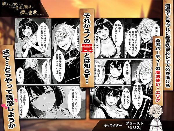 転生したら女だったのでことごとく勇者を籠絡して悪の世界にしてみた 画像6